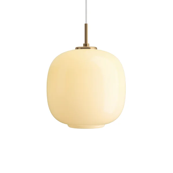 Louis Poulsen VL 45 Radiohus Glossy hanglamp - lichtgeel - Ø 25 cm