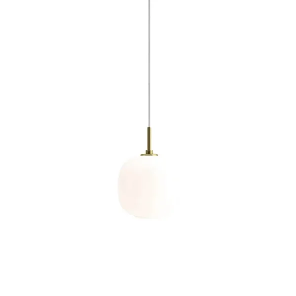 Louis Poulsen - VL45 Radiohus Hanglamp Ø175 Brass/Glossy Opal