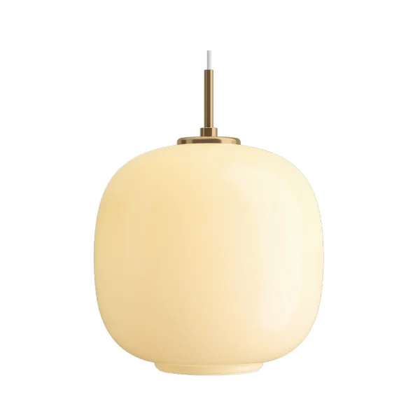 Louis Poulsen - VL45 Radiohus Hanglamp Ø250 Brass/Glossy Pale Yellow