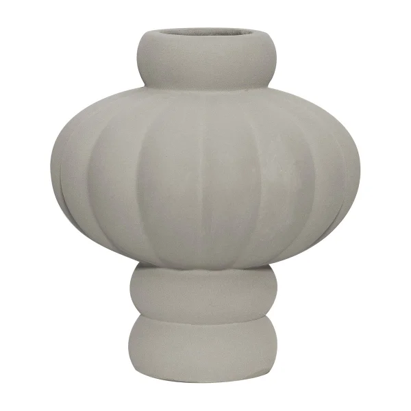 Louise Roe Balloon vaas 20 cm Sanded Grey