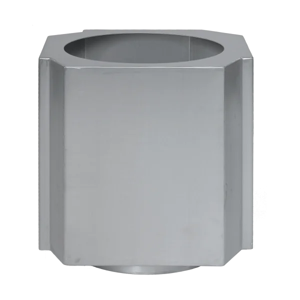 Louise Roe Funki pot L 52 cm Brushed Aluminium