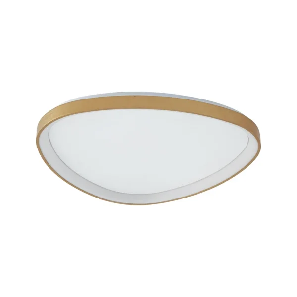 Lucande - Asken LED plafondlamp, goud, 61 cm, dimbaar, CCT