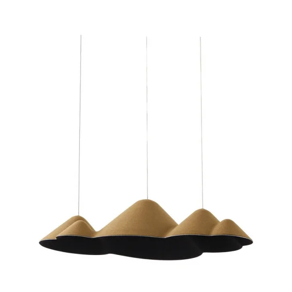 Lucande - Beutlin LED Hanglamp Dim. Olijf