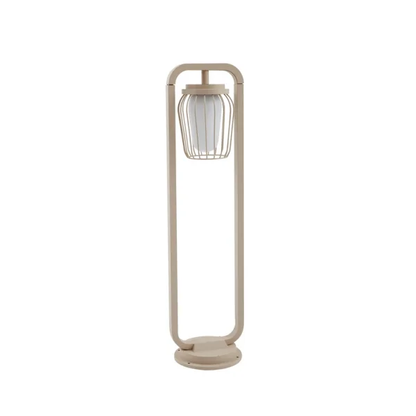 Lucande - Chandan tuinpadverlichting hoogte 90 cm beige metaal IP54