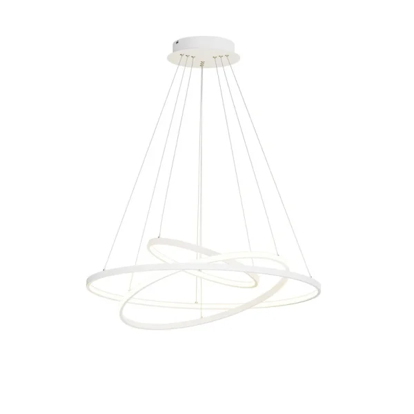 Lucande - Ezana hanglamp White 3-Step