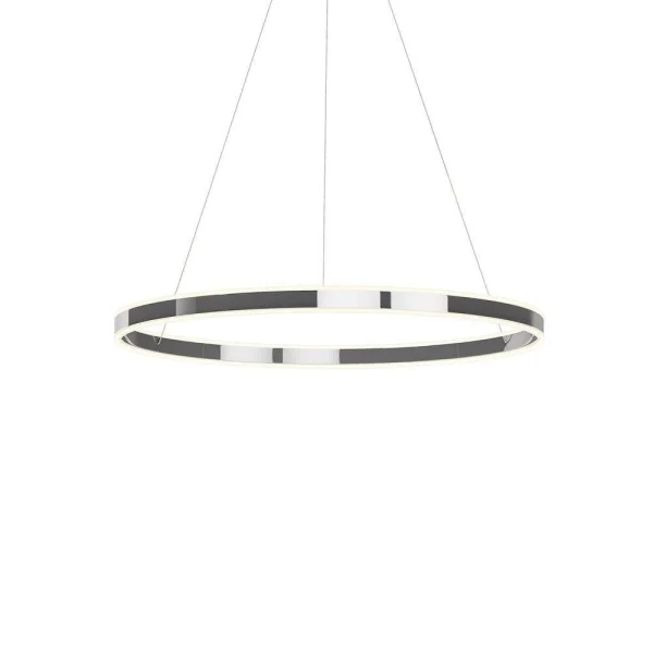 Lucande - Lyani Hanglamp Ø80 Chrome/White