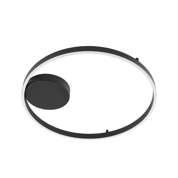 Lucande - Moise Smart LED plafondlamp, zwart, CCT, Tuya