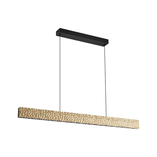 Lucande - Nivara LED hanglamp 117 cm metaal goud