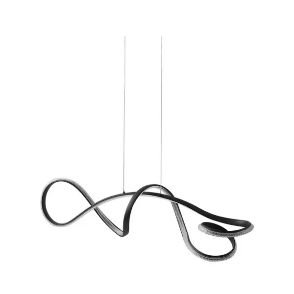 Lucande - Rodado LED Hanglamp Zwart