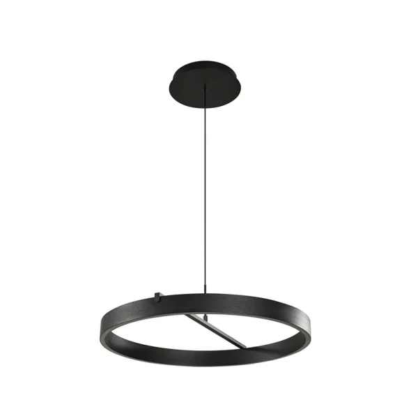 Lucande - Rovan LED hanglamp Ø 60 cm CCT zwart