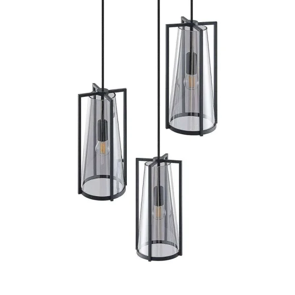 Lucande - Rufina Cluster Hanglamp Smoke