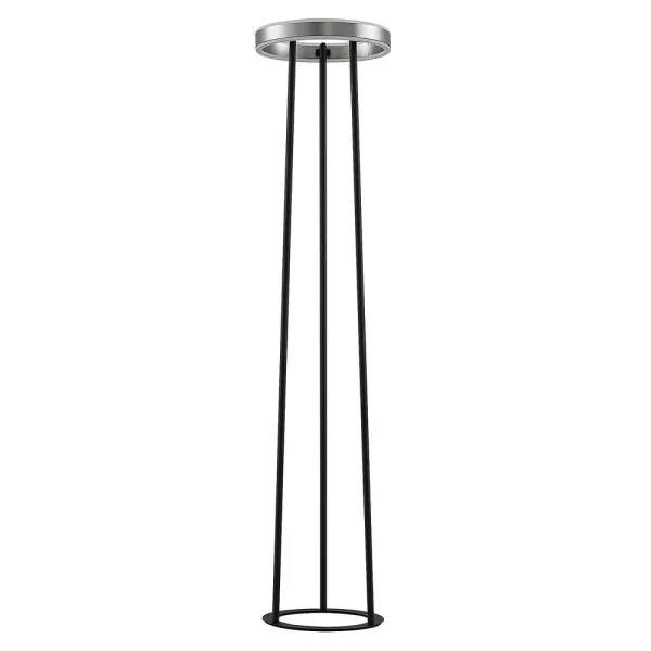 Lucande - Seppe LED Vloerlamp Ø30 Nickel