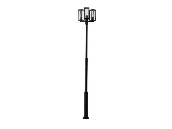 Lucande - Siveta 3 Park Lamp H240 Zwart