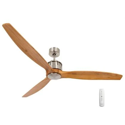 Lucci Air Plafondventilator Airfusion Akmani RVS & Teak 152cm