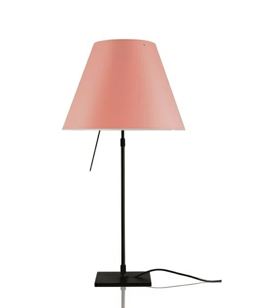 Luceplan - Costanza Tafellamp met Dimmer Zwart/Edgy Pink