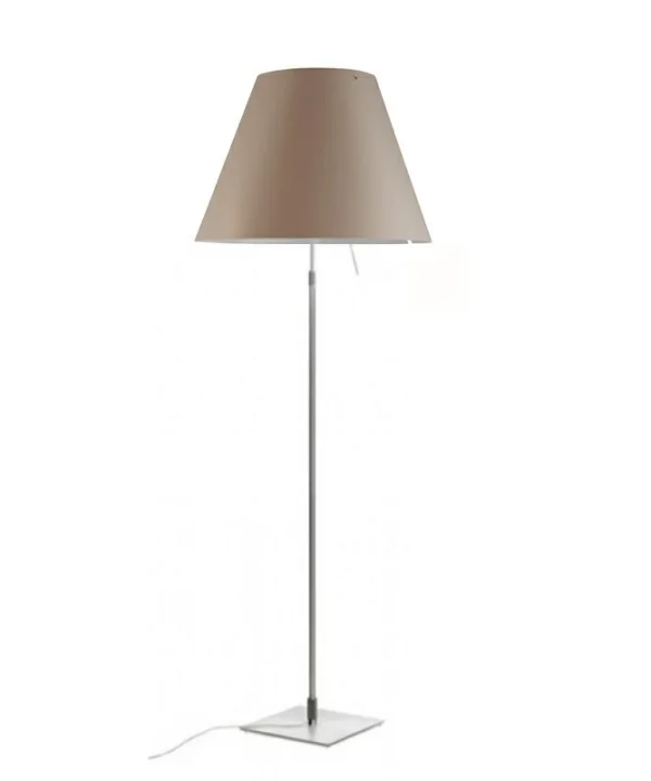 Luceplan - Costanza VloerLamp Alu/Shaded Stone