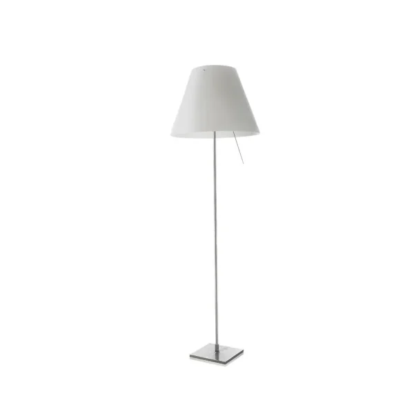 Luceplan - Costanza VloerLamp Fixed Alu/Mistic White