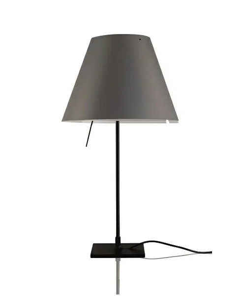 Luceplan - Costanzina Tafellamp Zwart/Concrete Gray