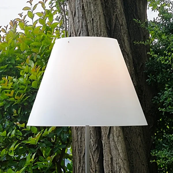Luceplan - Grande Costanza buitenlamp standaard voet aluminium/off-white