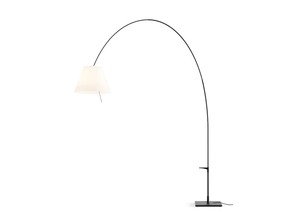 Luceplan - Lady Costanza VloerLamp met Dimmer Wit/Zwart