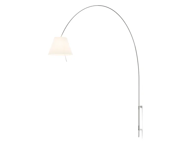 Luceplan - Lady Costanza Wandlamp met Dimmer Wit/Aluminium