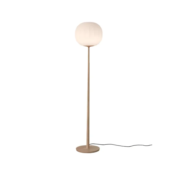 Luceplan Lita vloerlamp ø42 cm, essenhouten onderstel