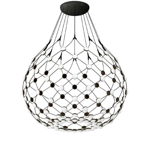 Luceplan Mesh plafondlamp zwart, large