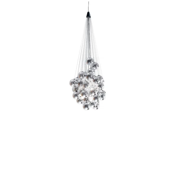 Luceplan Stochastic hanglamp metallized, 48 bollen