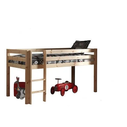 LUCEVI - Pino Halfhoogslaper met Ladder 90x200cm - Beige - H115CM