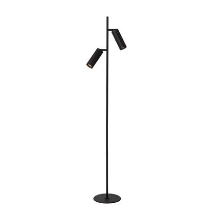 Lucide CLUBS Vloerlamp 2xGU10 - Zwart