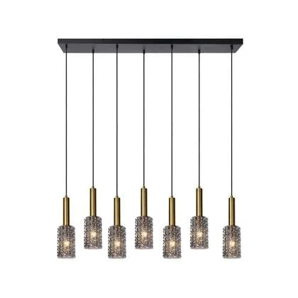 Lucide CORALIE Hanglamp 7xE27 - Mat Goud | Messing