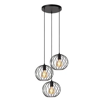 Lucide DANZA Hanglamp - Zwart