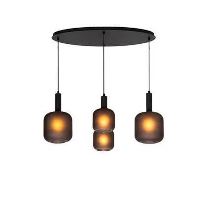 Lucide ELOISE Hanglamp 4xE27 - Zwart