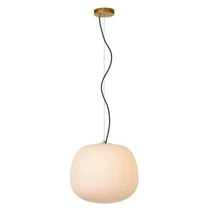 Lucide ELYSEE Hanglamp 1xE27 - Opaal