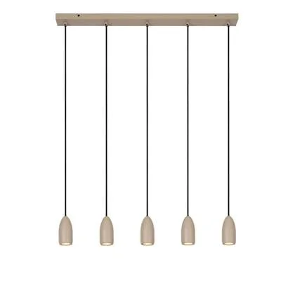 Lucide EVORA Hanglamp 5xGU10 - Taupe