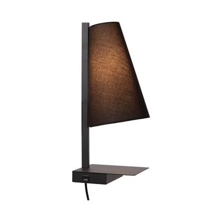 Lucide GREGORY Bedlamp - Zwart