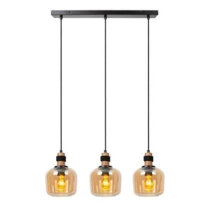 Lucide ILONA Hanglamp 3xE27 - Amber