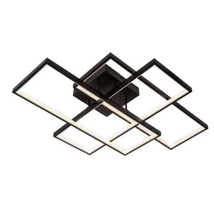 Lucide LOKERO Plafonnière - Zwart