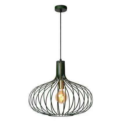 Lucide MANUELA Hanglamp 1xE27 - Groen