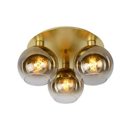 Lucide MARIUS Plafonnière - Mat Goud | Messing