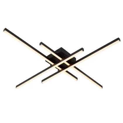 Lucide NOVAK Plafonnière - Zwart