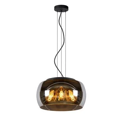 Lucide OLIVIA Hanglamp 3xE27 - Fumé