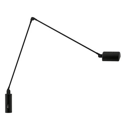 Lumina Daphine bureaulamp met tafelschroef black soft touch