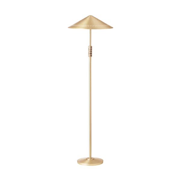 LYFA Governor 405 vloerlamp Brass-walnut