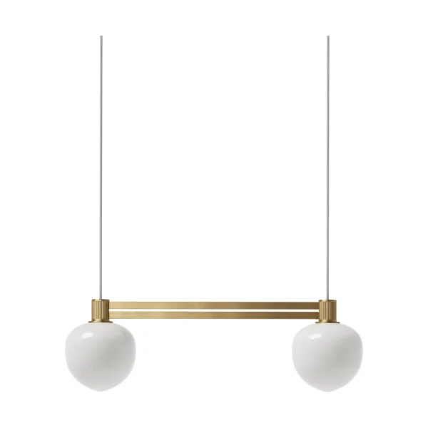 LYFA Memoir II Side By Side 120 hanglamp Brass