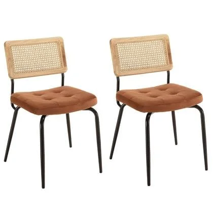 Macabane Set van 2 eetkamerstoelen Agathe