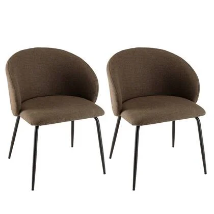 Macabane Set van 2 eetkamerstoelen Augustin