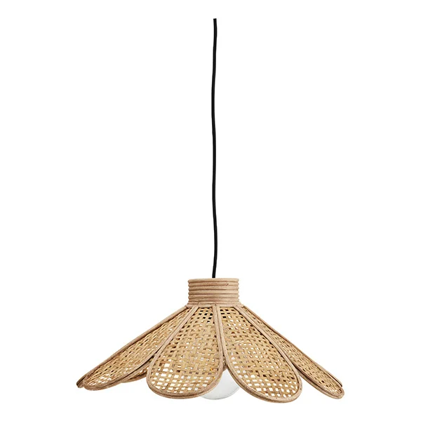 Madam Stoltz-collectie Hanglamp van rotan naturel