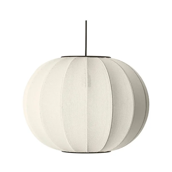 Made By Hand - Knit-Wit 45 ronde LED hanglamp, wit, Ø45cm