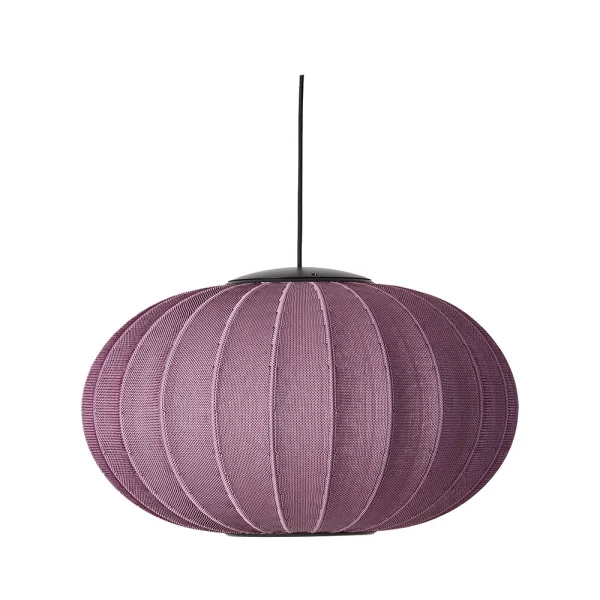 Made By Hand - Knit-Wit 57 Oval LED Hanglamp Burgundy